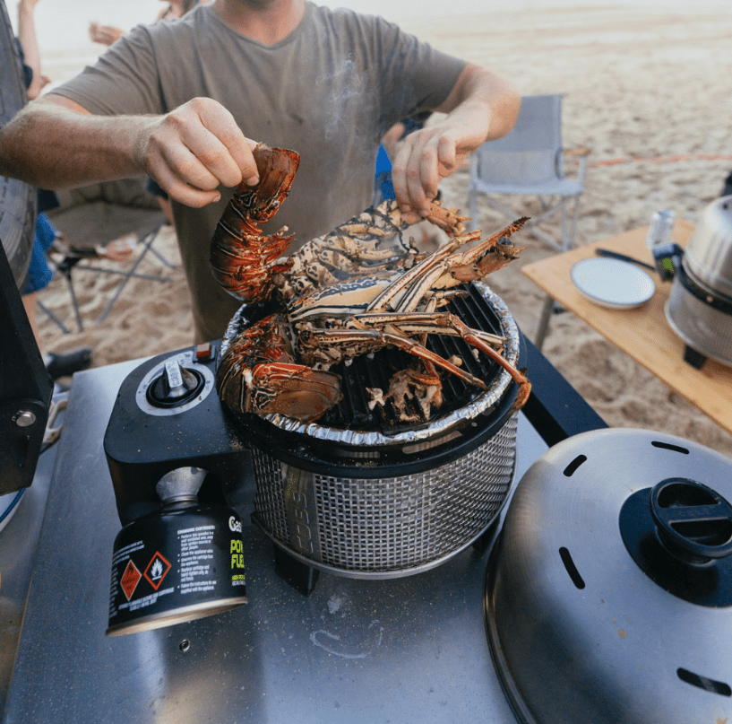 Spicy Seafood Udon with Pipis and Crayfish - Dog & Gun Coffee