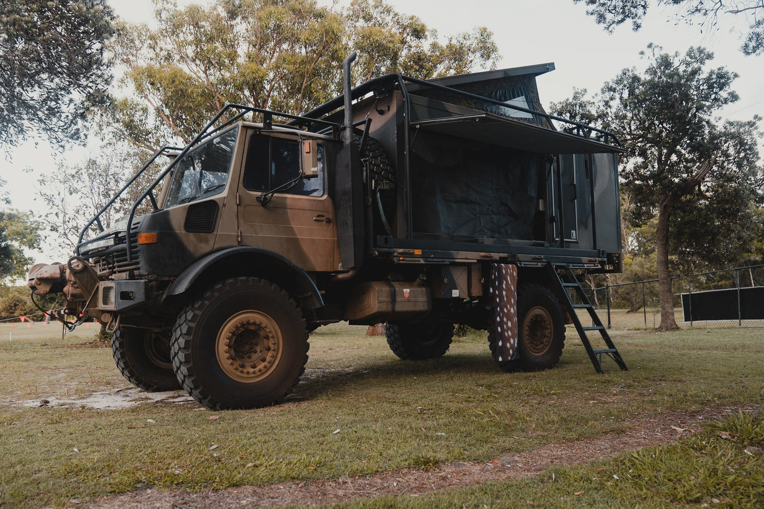 We bought an ex-ADF Unimog - Dog & Gun Coffee