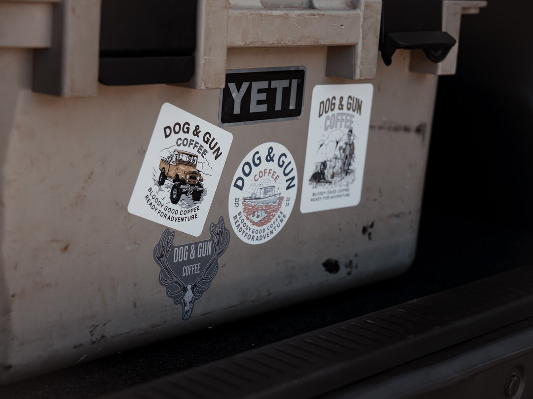 Dog & Gun Sticker Pack