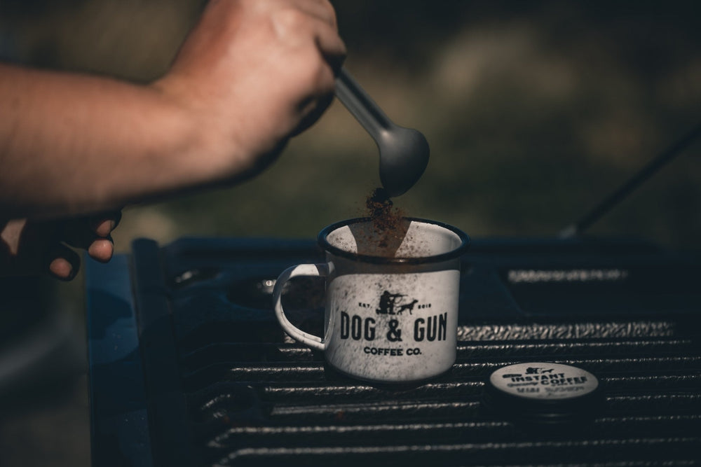 White Enamel Mug by Dog & Gun Coffee