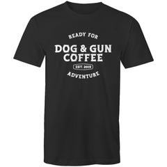 Ready For Adventure T-Shirt - Dog & Gun Coffee