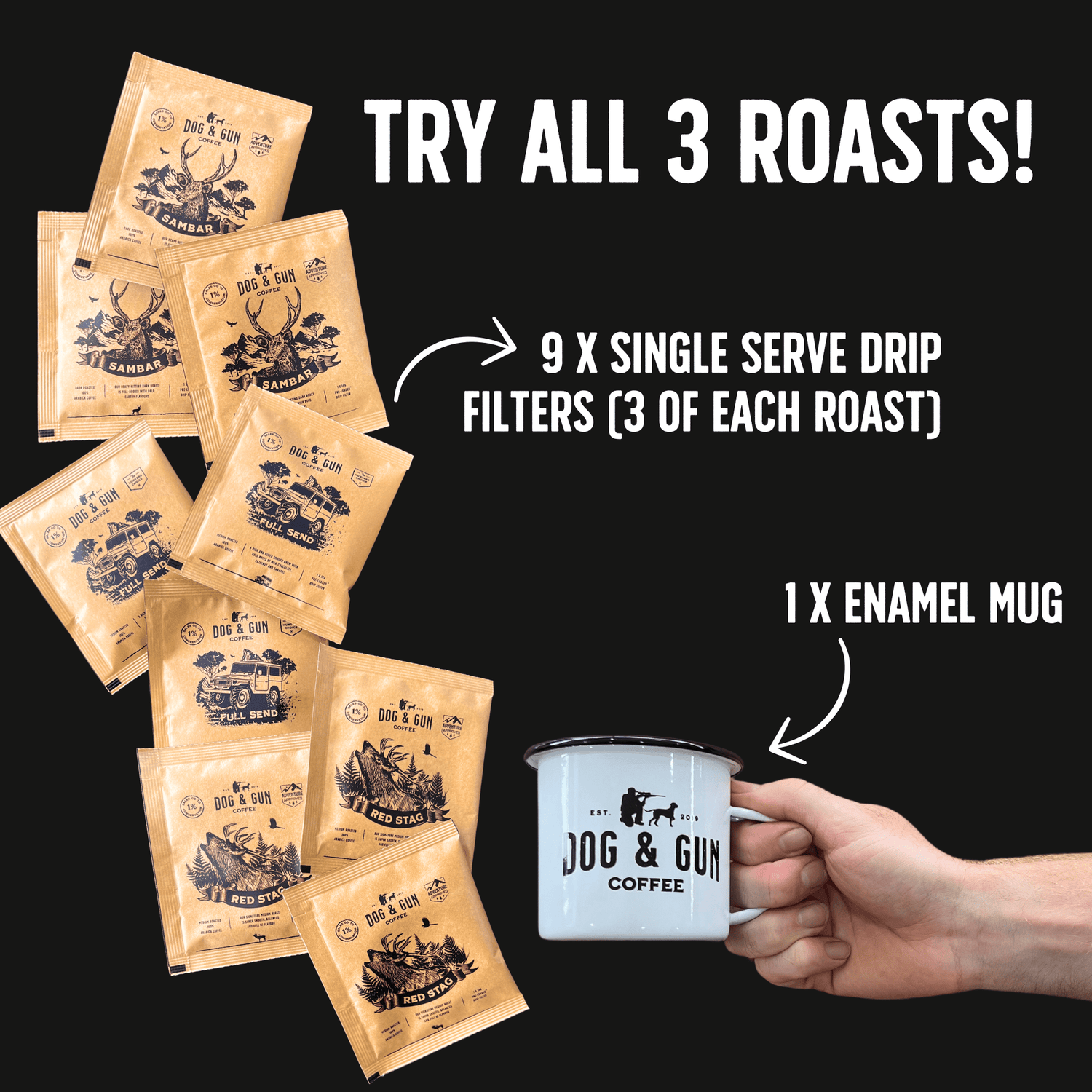 Sample Bundle - Dog & Gun Coffee